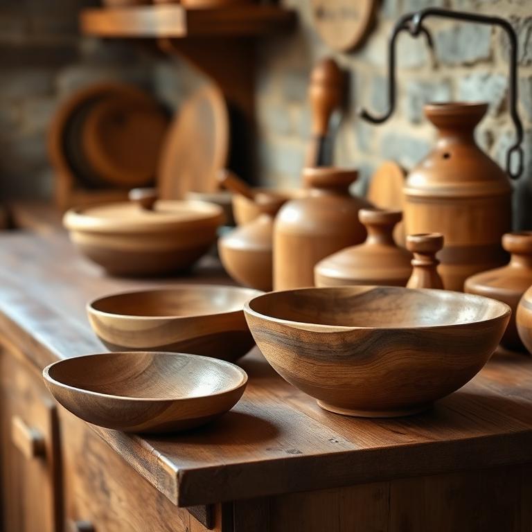 Kitchenware & turned items